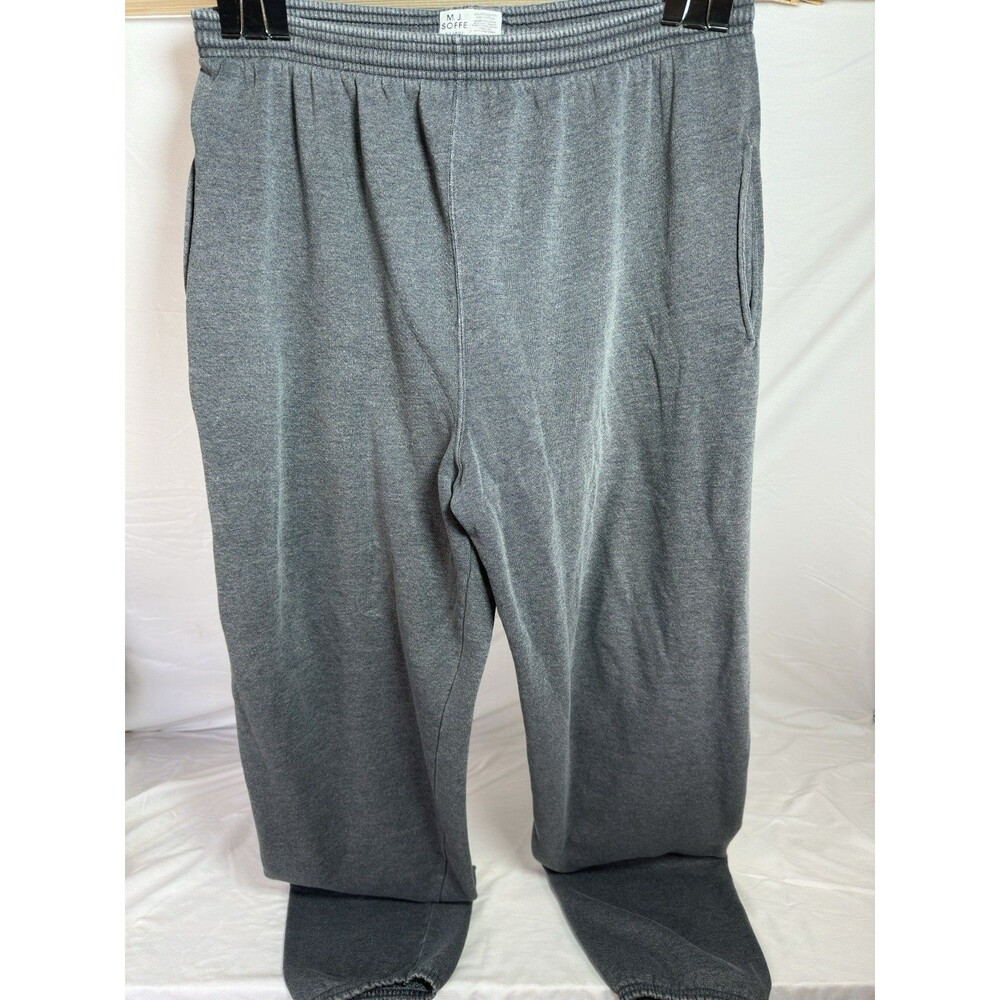 Men's Vintage M. J. Soffe Dark Gray Joggers Size (XL) Sweats USA Activewear Gym